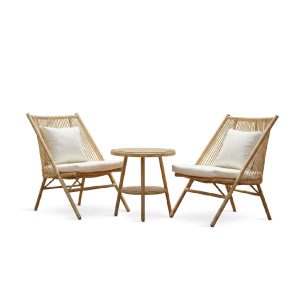 Rattan Lounge Chair Set